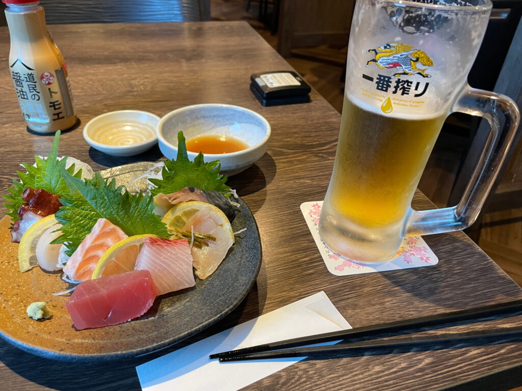 北見ホテル刺身